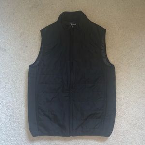 Chaps Black Polyester Thin Puffer Vest